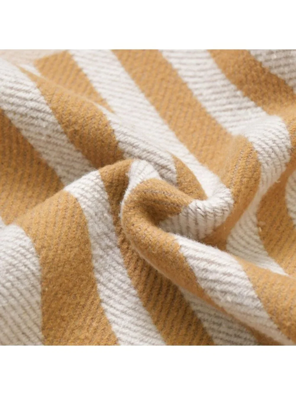 Hermes Avalon Blanket Beige Brown Wool Cashmere